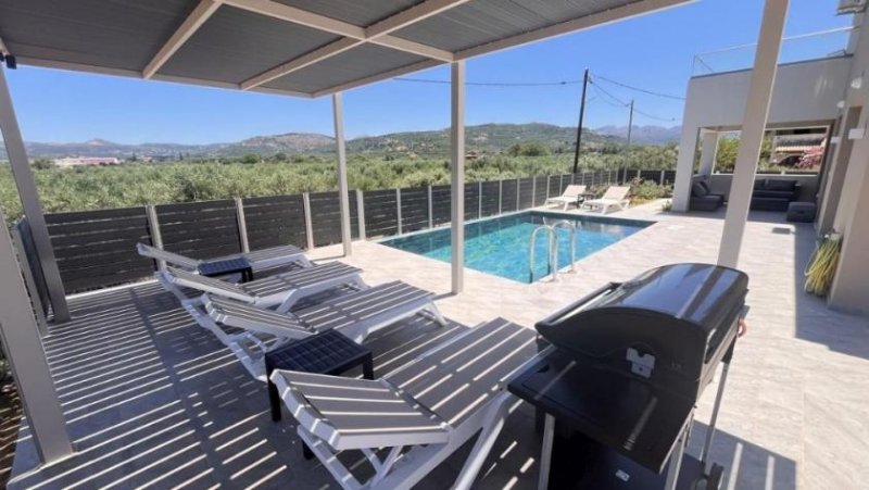 Kaloudiana Kreta bei Kissamos: Drei brandneue Poolvillen in Kaloudiana zu verkaufen Haus kaufen